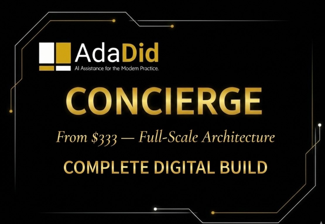 Concierge tier — from $333, Full-Scale Architecture